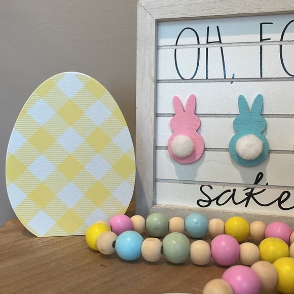 Pastel Easter Tier Tray Decor - Picture 5 of 6